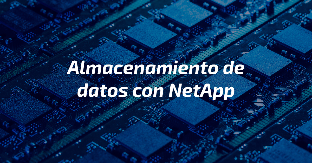 Almacenamiento de datos con NetApp Almacenamiento de datos con NetApp